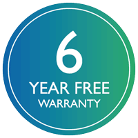 6 Year Warranty