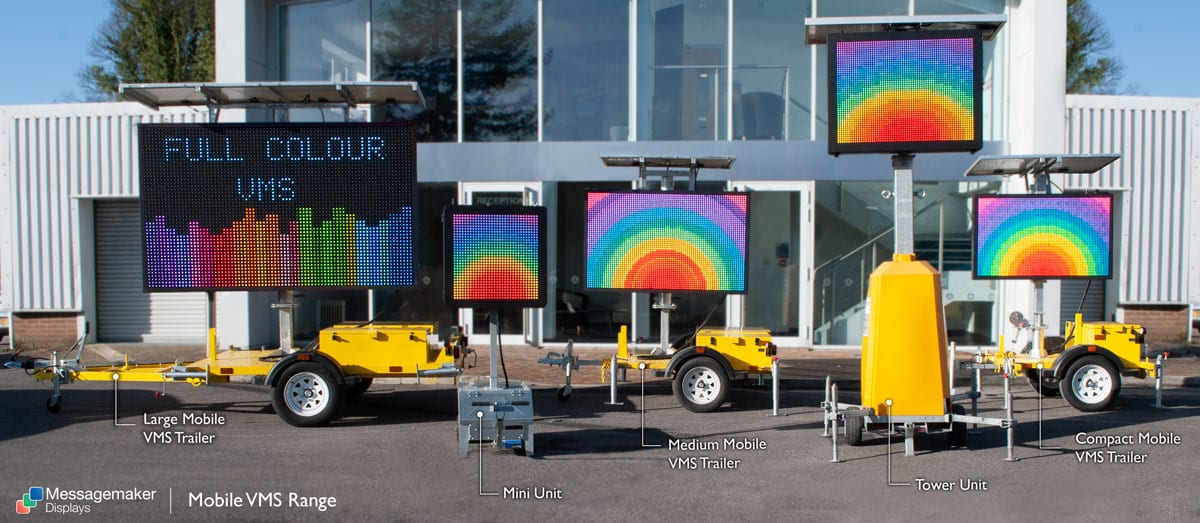 Mobile VMS Range Full Colour from Messagemaker Displays