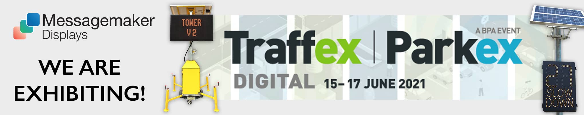 Traffex Parkex 2021 Banner