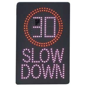 SLR Speed Limit Repeated Sign from Messagemaker Displays