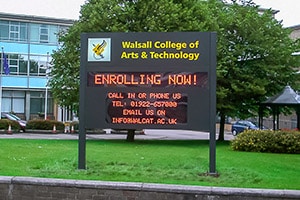 Messagemaker Displays History LED signs 2011