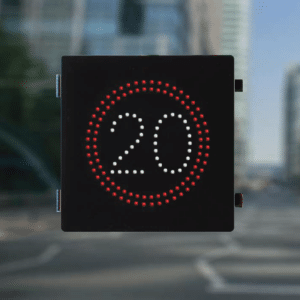 Urban Speed Limit Repeater Sign Messagemaker Displays - 20mph Speed Limit signs