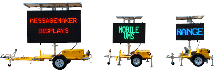 Mobile VMS Trailer Range from Messagemaker Displays Ltd