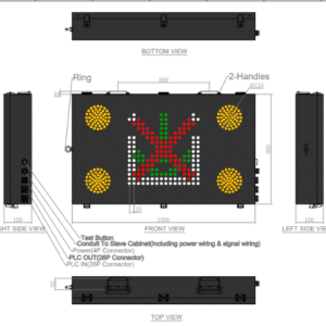 Technical Drawing Front View - VVB Engineering Case Study