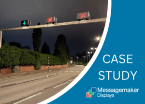 VVB Case Study from Messagemaker Displays -Cardiff Lane Control Sign Project
