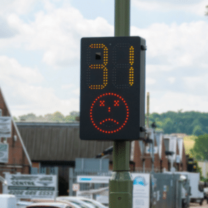 Smiley Activated Message sign by Messagemaker Displays