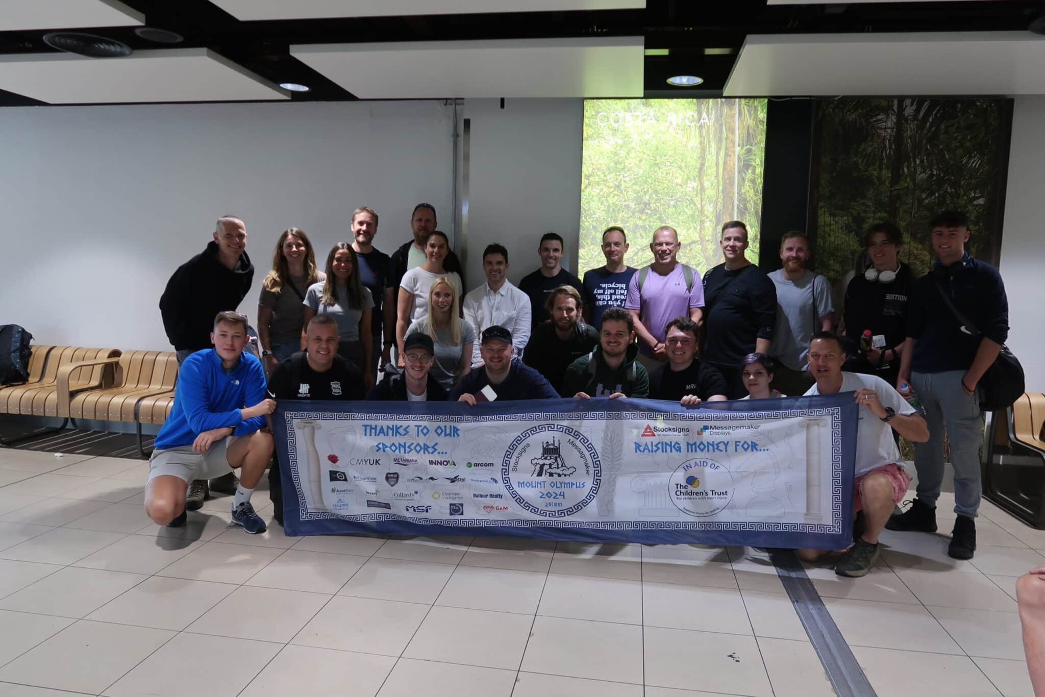 The Olympus Team at the Airport