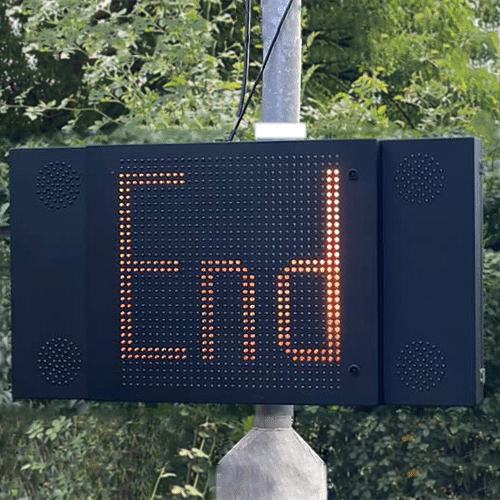 MS1 Sign - Displaying "END"- High Speed signs