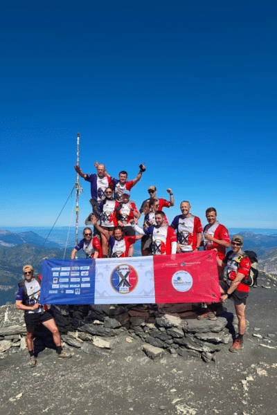 Day 2- Summit Completed The team reaching the top of the Summit of mount Buet